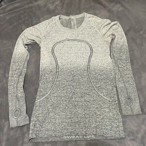 Lululemon swiftly ombré long sleeve sz 10